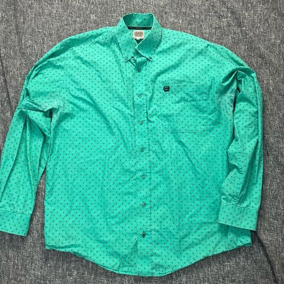 Cinch Button Down Shirt Men size Small - Picture 2 of 4